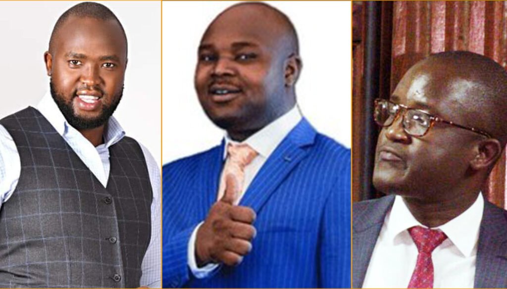 businessman Joseph Jentrix Waswa, politician Emmanuel Charles Osore, businessman cum Jared Kiasa Otieno